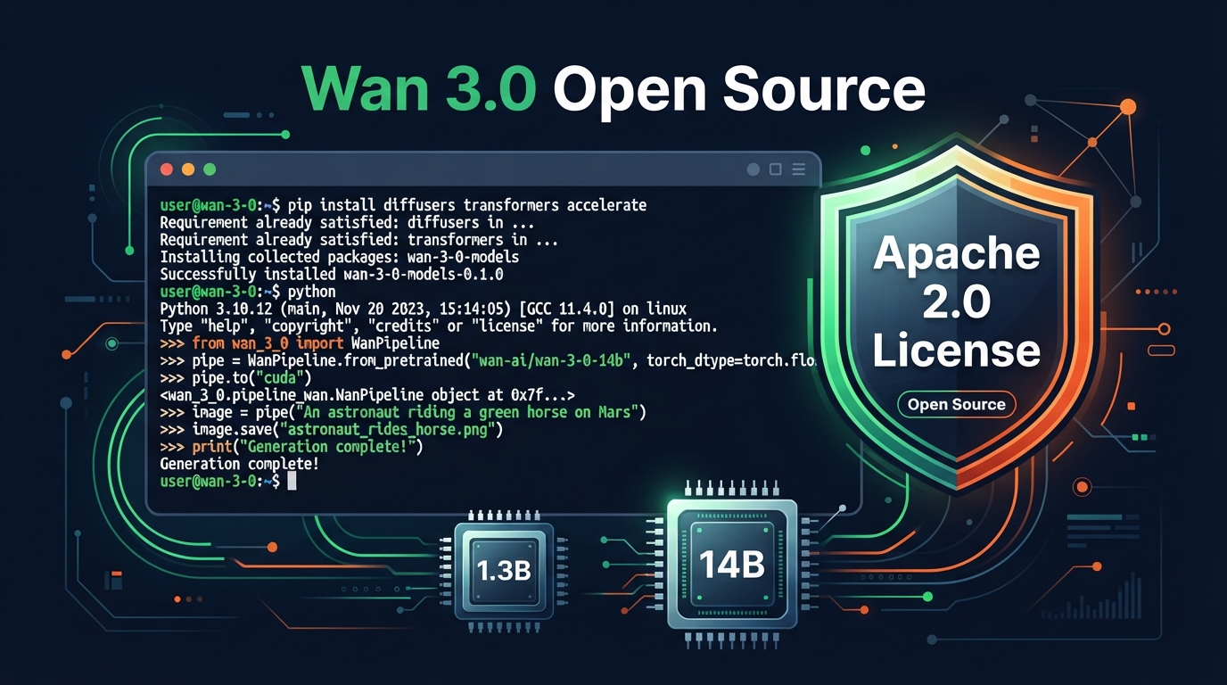 Is Wan 3.0 Open Source? What Actually Shipped, the License, and How to Run It (2026)